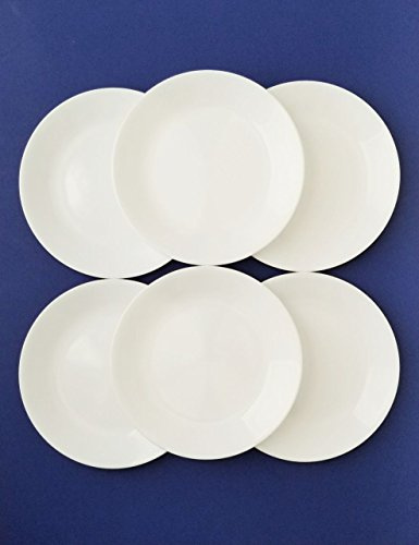 Corelle Livingware Speiseteller, 21,6 cm, Winter, Frostweiß, 6 Stück