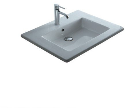 Galassia Lavabo Incasso soprapiano Meg 11 61x51xh16cm Bianco