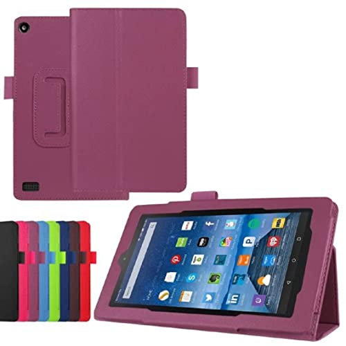 Amazon Fire 7 case, Saturcase PU in pieghevole Folio stand custodia cover per Amazon Kindle Fire 7 Tablet (17,8 cm display HD – 2015 Release)