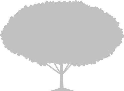 Indigos UG - Wandtattoo Wohnzimmer - Wandaufkleber Baum Bäume 120x88 cm silber w370 - Aufkleber Kinderzimmer Schlafzimmer Küche Badezimmer Büro Dekoration