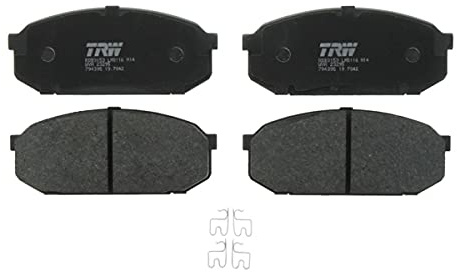 TRW GDB3153 Bremsbelagsatz, Scheibenbremse | Kompatibel mit: MAZDA 323 C IV, 323 F V