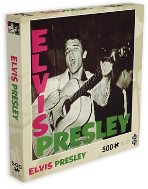 AQUARIUS Rocksaws Spielzeugteil Elvis Presley '56, mehrfarbig, 1000 Teile Puzzle, Mehrfarbig, 0