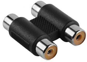 Dh - Adaptador emp 2 rca hembra 2 rca hembra