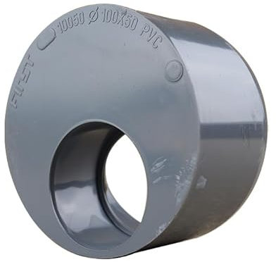 First Plast - Raccord PVC évacuation - Tampon de Réduction PVC Mâle Femelle 100/50 - First Plast