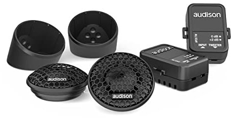 Audison AP 1 – Coppia di Tweeter a cupola 25mm in Tetolon, 150W Peak Power, risposta in frequenza estesa e dispersione ottimizzata