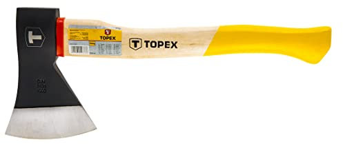 TOPEX Ascia universale, lama in acciaio di alta qualità, ascia – Accia – Acciaio – Asce – Ascia – Ascia manuale – Ascia professionale piccola – Ascia spaccatura – Ideale per la scissione del legno
