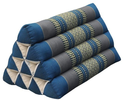 Wilai Kapok Thaikissen, Dreieck (81900 - blau/grau)