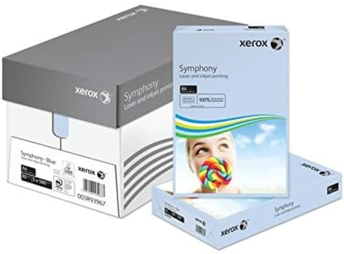 xerox A4 80 GSM Symphony Printer Paper Box - Pastel Blue
