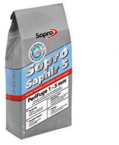 sopro Zafiro® 5 perlado para juntas, 5 kg – zementärer, flexible, agua de & schmutzabweisender Lechada