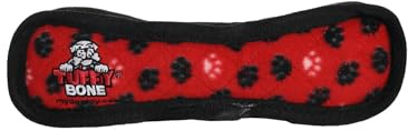 Tuffy Ultimate Bone Paws Dog Toy, Red