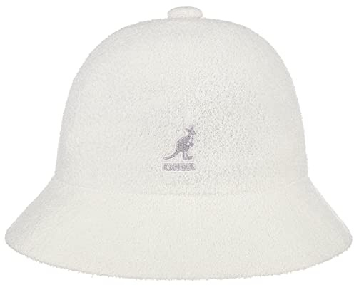 Kangol Bermuda Casual Bucket Hat Unisex Beach (XL (60-61 cm) - White)