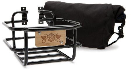 Portland Design Works Unisex – Erwachsene Korb zum Mitnehmen Fahrradkorb, Schwarz, One Size