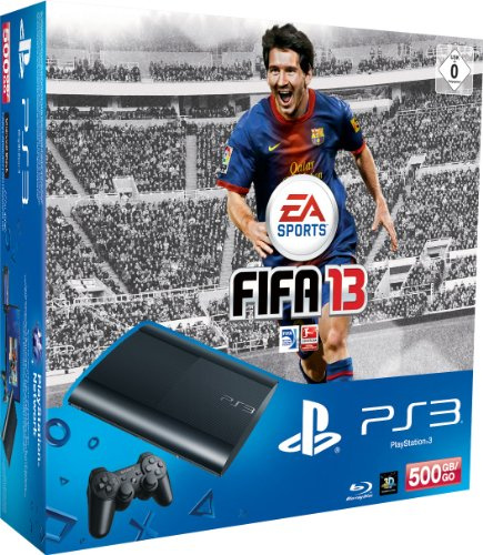 Console PS3 Ultra slim 500 Go + Fifa 13 [import allemand]