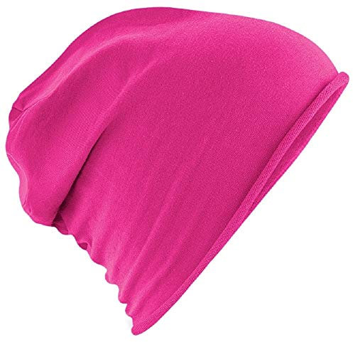 Gorro de punto fucsia, fucsia, Talla única