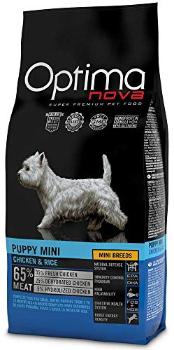 Optima nova Puppy & Junior (Mini) Hühnchen & Reis 2 kg/Hund