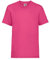 Fruit of the Loom T-shirt pour garçon 12 ans fuchsia
