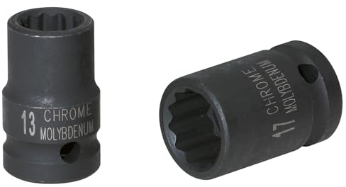 KS Tools 515.0969 3/8 12-kant-Kraft-Stecknuss, kurz, 19mm