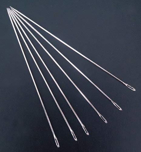 HAND Extra Thin & Fine Flower Basket Precisely Pointed Classic Style Sewing Needles, Pack of 25 Pcs NO.13 (4.3cm/1.6” Extra Thin)