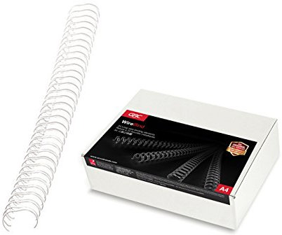 Gbc RG810670 Lot de 100 Peignes métalliques WireBind Blanc 9,5 mm