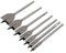 Neilsen CT1799 7pc Flat Wood Drill Bits Set – High-Speed Steel, 150mm Length, 1/4 Hex Shaft, Sizes: 10mm to 40mm