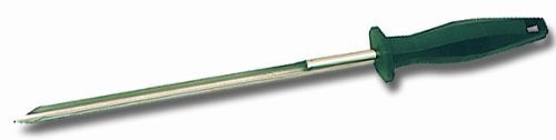 Lardoire professionnel. Acier inoxydable poli, manche ABS noir.