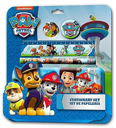 Paw Patrol Unica Kids Euroswan PW16005 Blister mit Federmäppchen, 5 Stück