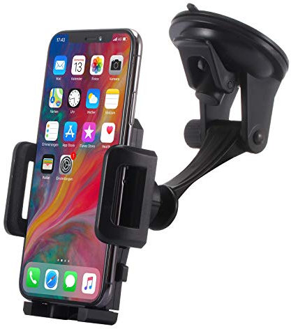Navitec24 HANDYHALTERUNG drehbar UNIVERSAL - KFZ-Halter PKW/NAVI Auto