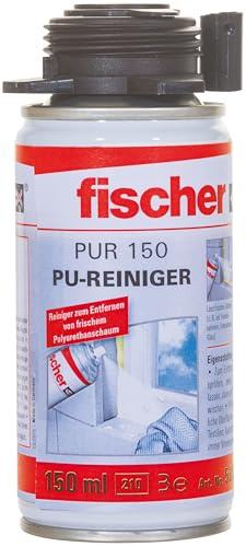 fischer PU- und Pistolenreiniger PUR 150, hohe Reinigungswirkung, 150 ml