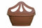 4 x Small 42cm Venetian Flat Wall Planter Plastic Garden Plant Pot Terracotta Colour