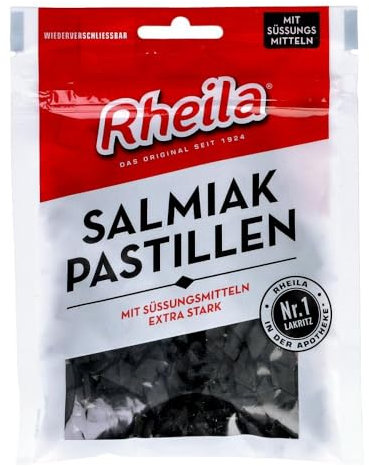 Rheila Salmiak Pastillen zuckerfrei 90 g