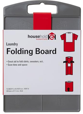 Household Essentials - Plieuse de Chemises - Noir - Gris - Portable - Accrochable - Poignée - Organisation du Linge Domestique