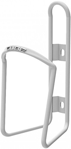 Cube HPA Bottle Cage - Matt White/Bicycle Cycling Cycle Biking Bike Ride Mountain Road Universal Water Drink Flask Bidon Lightweight Bracket Mount Holder Carrier Storage HPA HPC HPP Accessories