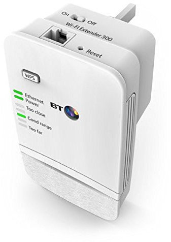 BT Wi-Fi 300 Extender Kit (Booster), White