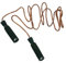 Bodyline Seil Springseil aus Leder mit Gewichten und Griffen aus Neopren (leer)