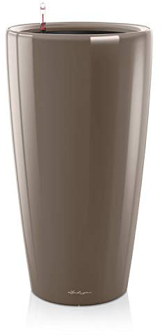 LECHUZA RONDO Premium 32 taupe hochglanz 15784