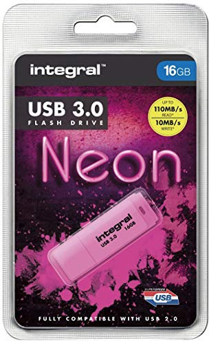 Integral Clé 16 Go USB 3.0 Neon Rose