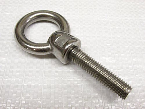 M10 Long Shank Eye Bolt Stainless Steel 200MM