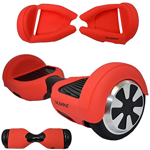 SILISKINZ® 360 Grad Silikon Schutzgelee Hülle - Für 6,5 2-Rad Self Balance Scooter, Hoverboard (ROT)