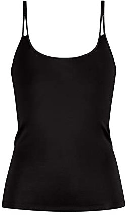 Mey Basics Serie Emotion Damen Spaghetti Tops 55200,Schwarz,46
