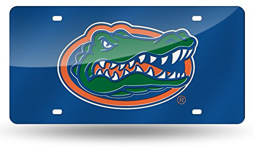 Rico Industries NCAA Florida Gators Gator Head Blue Color Laser Cut Tag