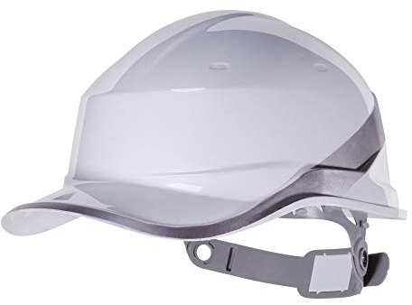 Deltaplus DIAM5BCFL Form Baseball Industrieschutzhelm, Weiß, Größe Einstellbar