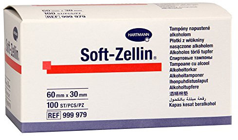 Soft Zellin Toallitas Alcohol 100Ud
