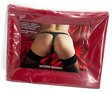 Exoda Sexlaken wasserdicht Bettlaken Bettwäsche weiss 180x220 cm kein Latex aus 100% Vinyl reißfest waschbar bis 30° geeignet für verschiedene Spiele und Anwendungen