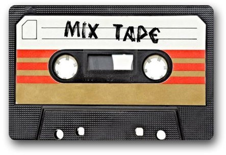 AKF Shop Decorative Mixtape Cassette Funny Retro Vintage Doormats Welcome Mats Entrance Mat Floor Mat Door Mat Rug Indoor/Outdoor/Front Door/Bathroom Mats Rugs for Home/Office/Bedroom Neoprene Rubber Non Slip Backing Machine Washable (23.6x15.7,L x W)
