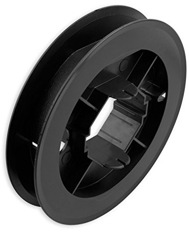 DIWARO® Gurtscheibe | Durchmesser Ø 140 mm; 170 mm; 215 mm oder 230 mm | 60 mm Schlüsselweite | Gurtbreite von 16-24 mm |für achtkant Stahlwelle | Farbe schwarz/grau | Material Kunststoff | Rolladenpanzer, Jalousie, Rollo (170mm)