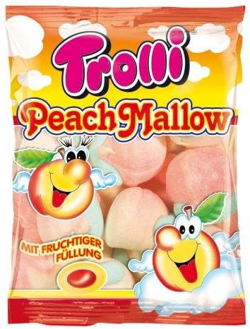 Trolli Peach Mallow gefüllt, 4-er Pack (4 x 150 g)