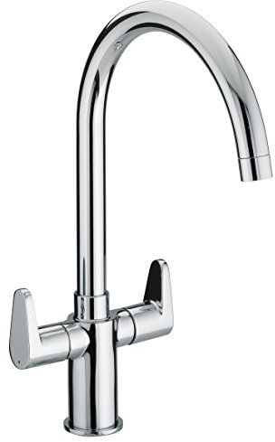Bristan QST SNK EF C Quest Easyfit Kitchen Sink Mixer Tap with Swivel Spout, Chrome