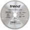 Trend Wood Circular Saw Blade, 250mm Diameter, 30mm Bore, 80 Teeth, 2.8mm Kerf, +5° Hook, TCT, Extra-Fine Finish, CSB/25080