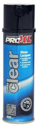 Car Paint Aerosol Spray Can Pro-Spray Pro-xl Clear Lacquer 1K 500ml