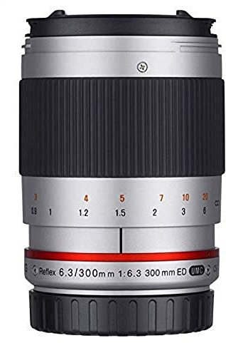 Samyang Obiettivo 300mm F 6,3 per Sony E, Argento